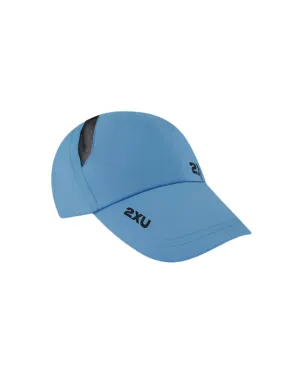 2XU Run Cap (Azure Blue/Black)