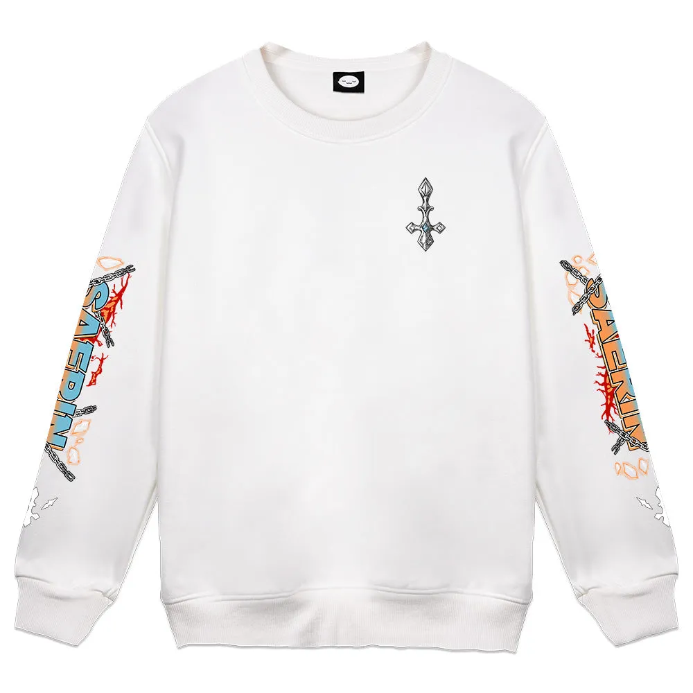4RIN  Hellhound Crewneck - White