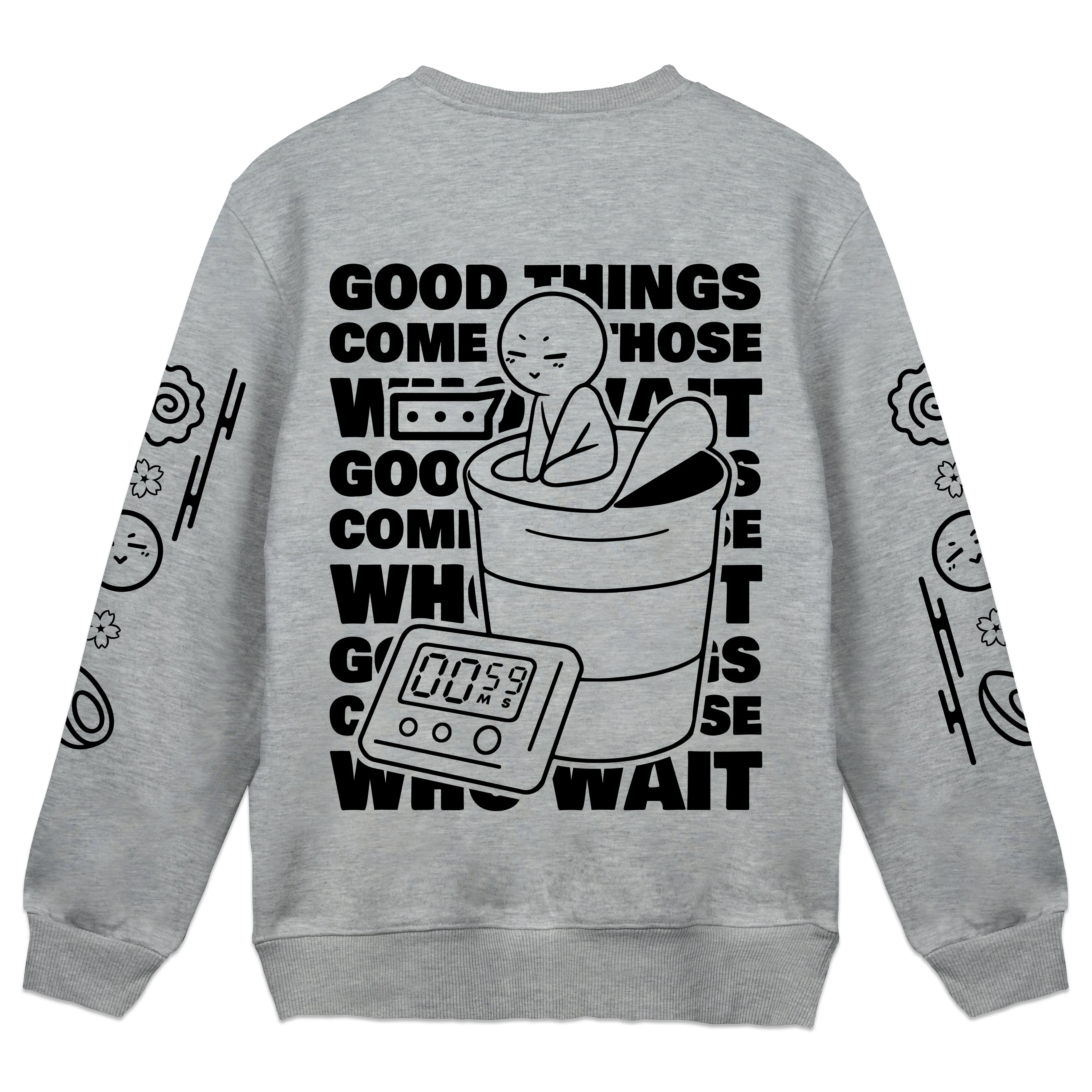 7MDigital Ramen Crewneck (Grey)