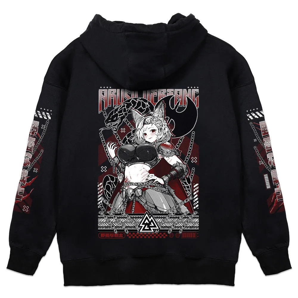 AruSilverFang Barbarian Class Hoodie