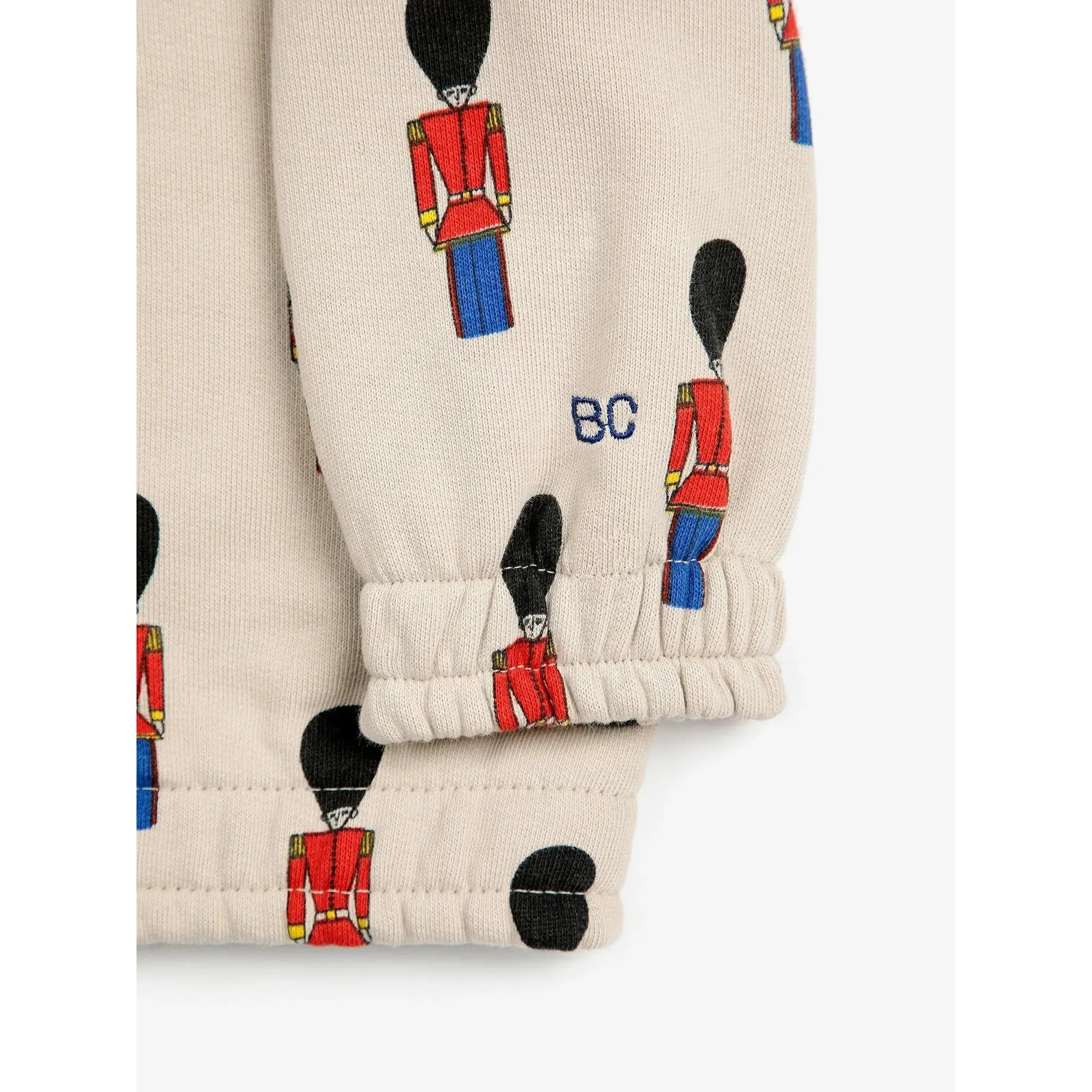 Bobo Choses Baby Little Tin Soldiers All Over Zipped Sweatshirt - Offwhite