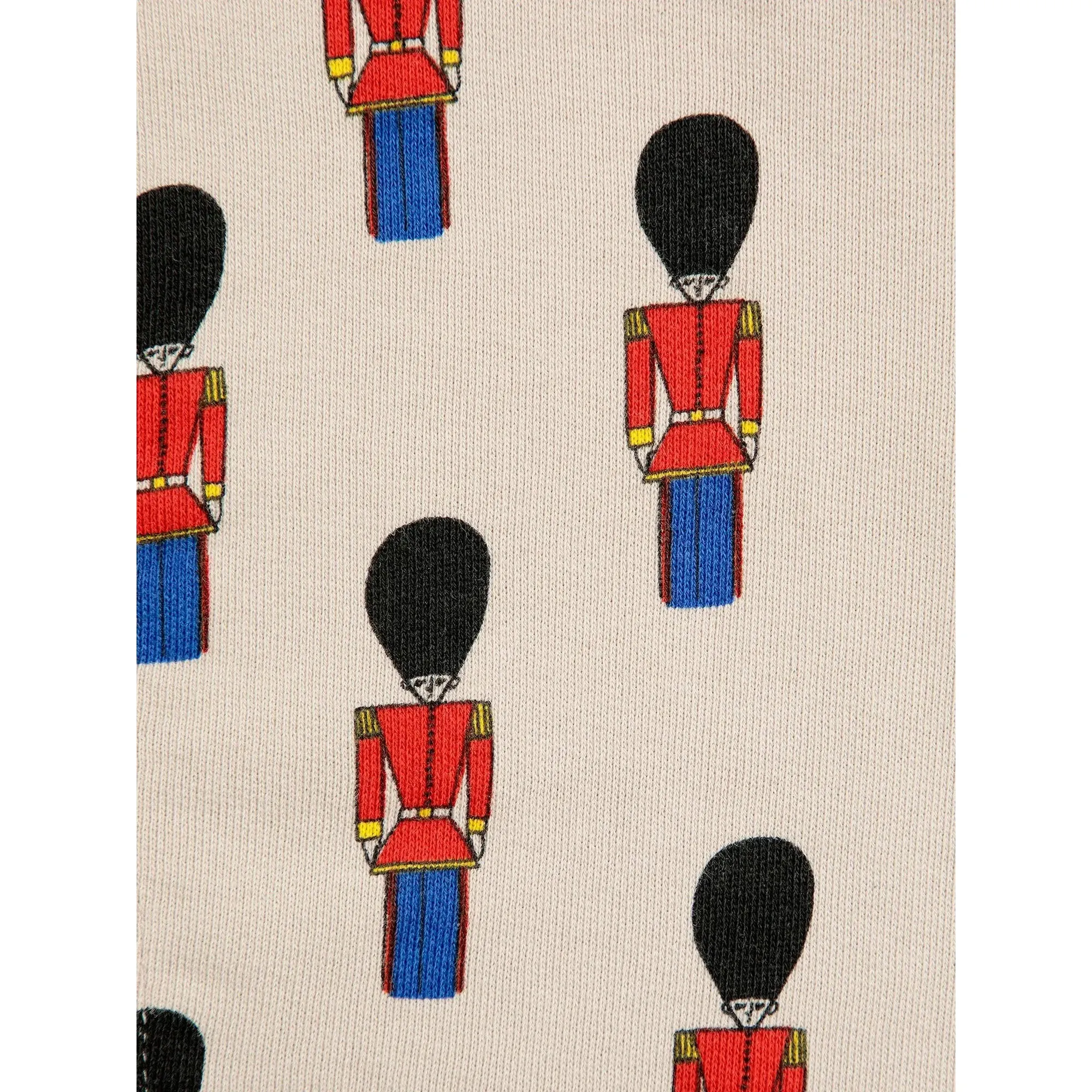 Bobo Choses Baby Little Tin Soldiers All Over Zipped Sweatshirt - Offwhite