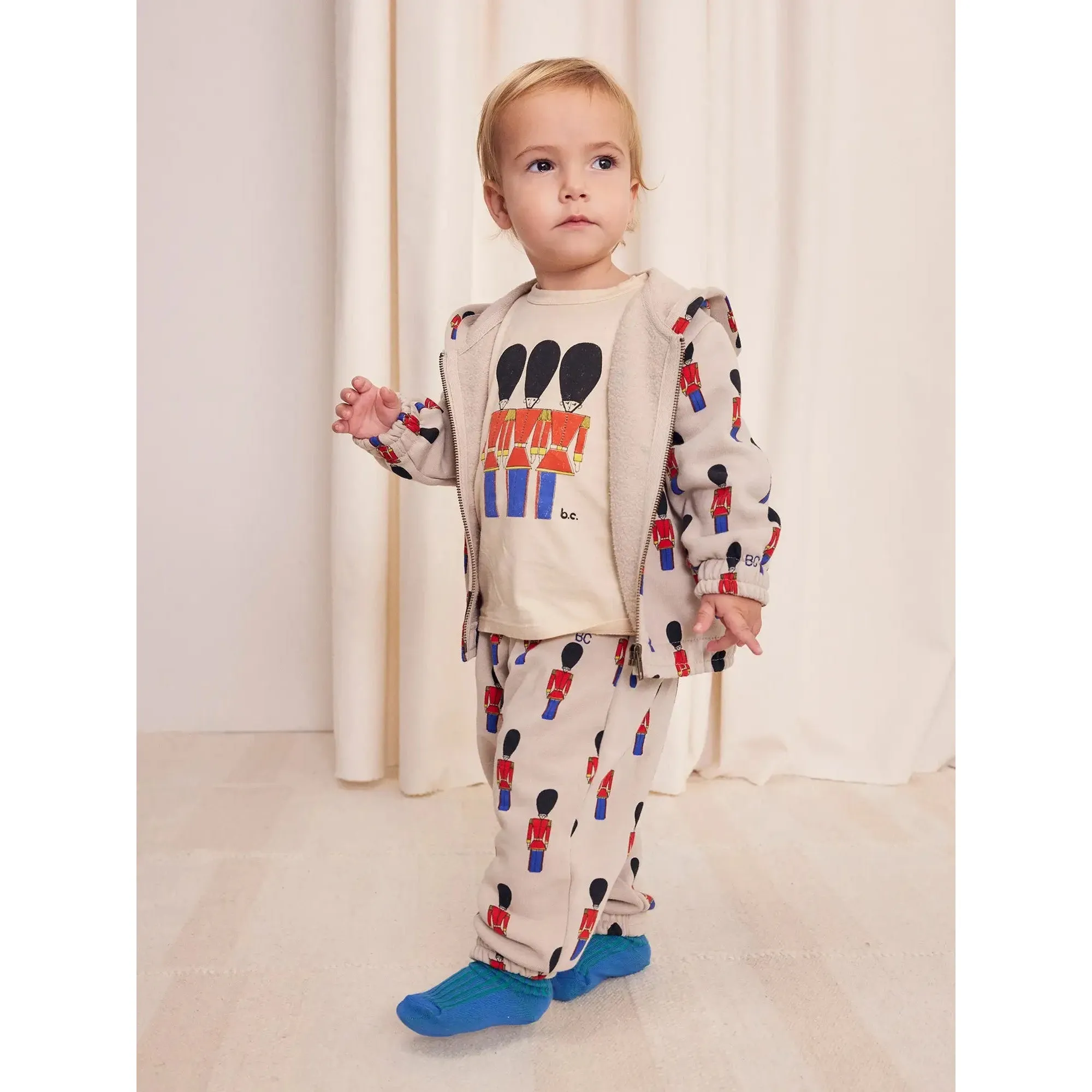 Bobo Choses Baby Little Tin Soldiers T-Shirt - Offwhite