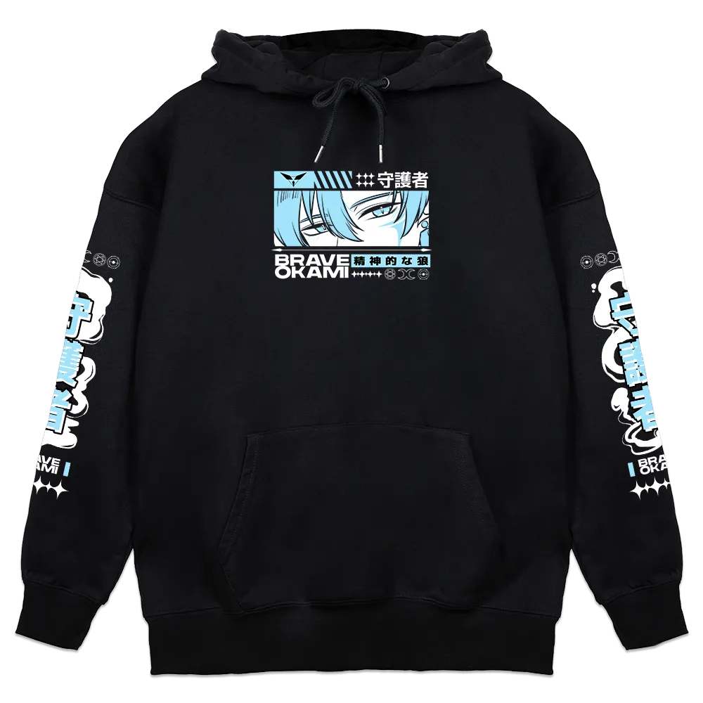 BraveOkami Spirit Wolf Streetwear Hoodie