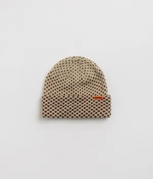 Butter Goods Halftone Cuff Beanie - Brown