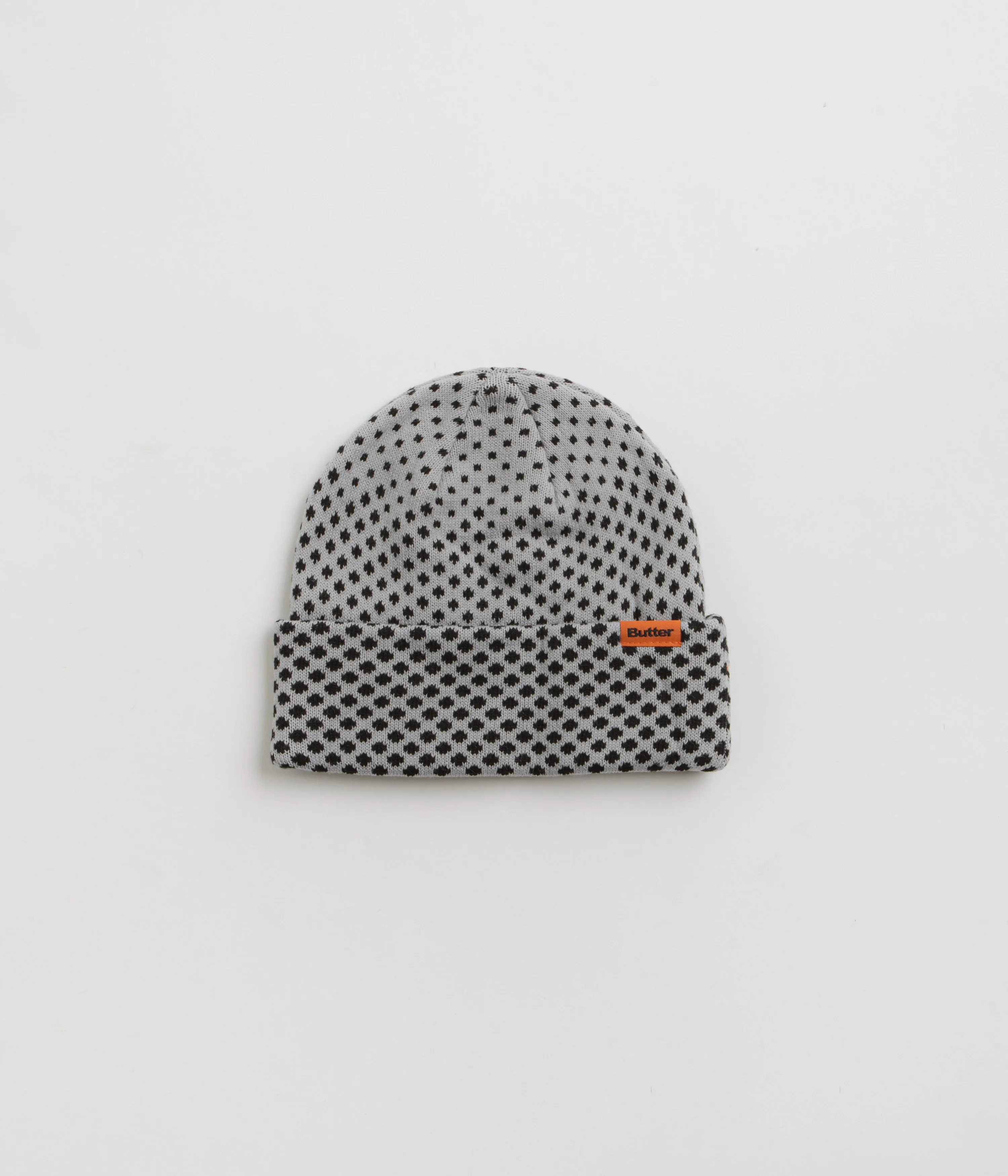 Butter Goods Halftone Cuff Beanie - Grey