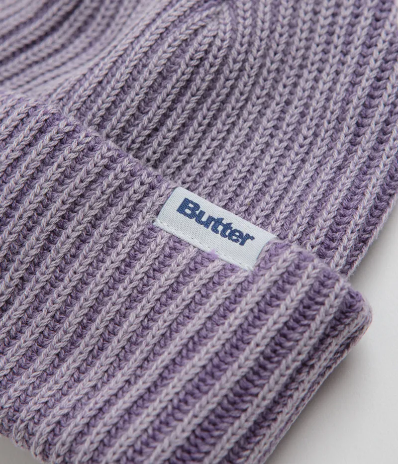 Butter Goods Washed Beanie - Grape