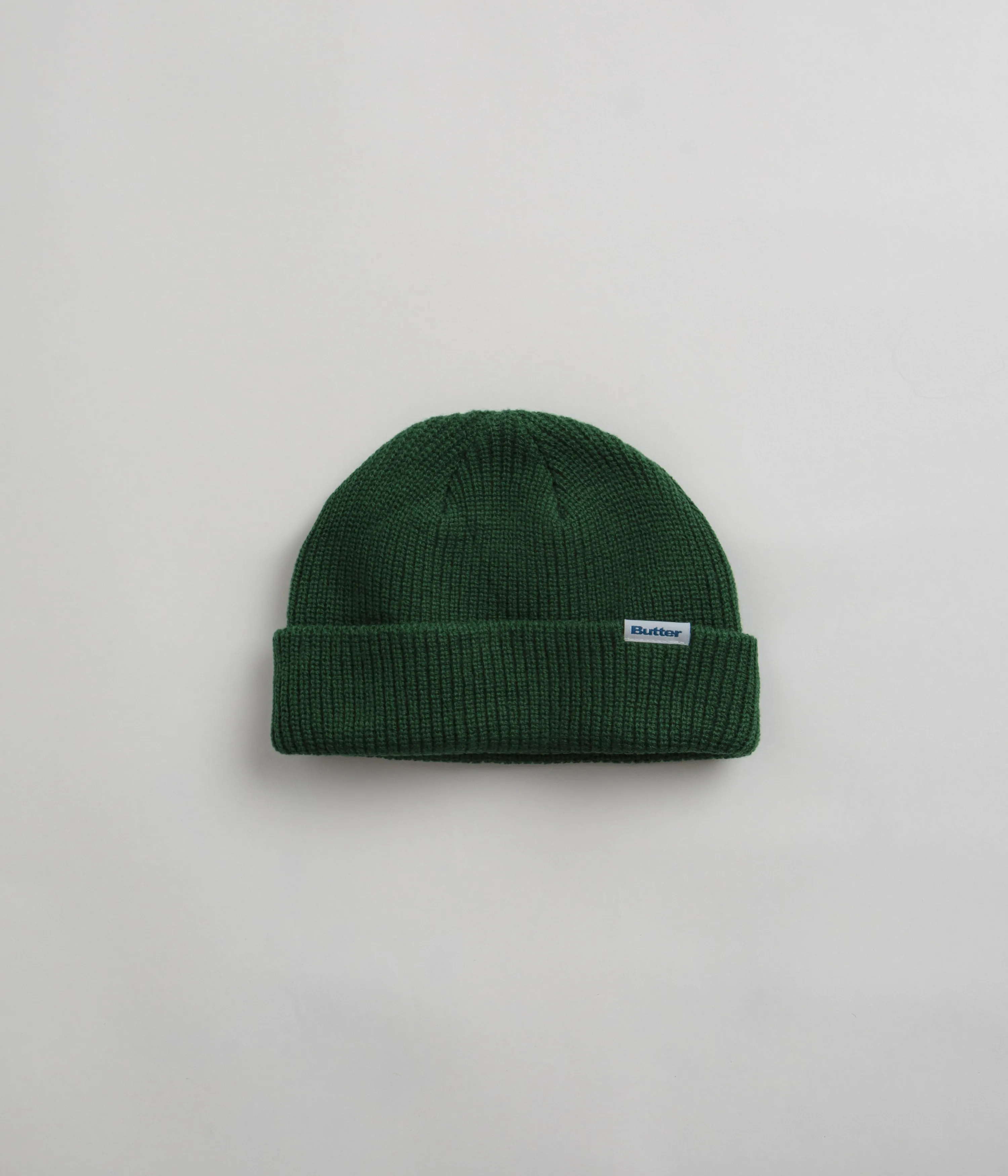 Butter Goods Wharfie Beanie - Forest / White