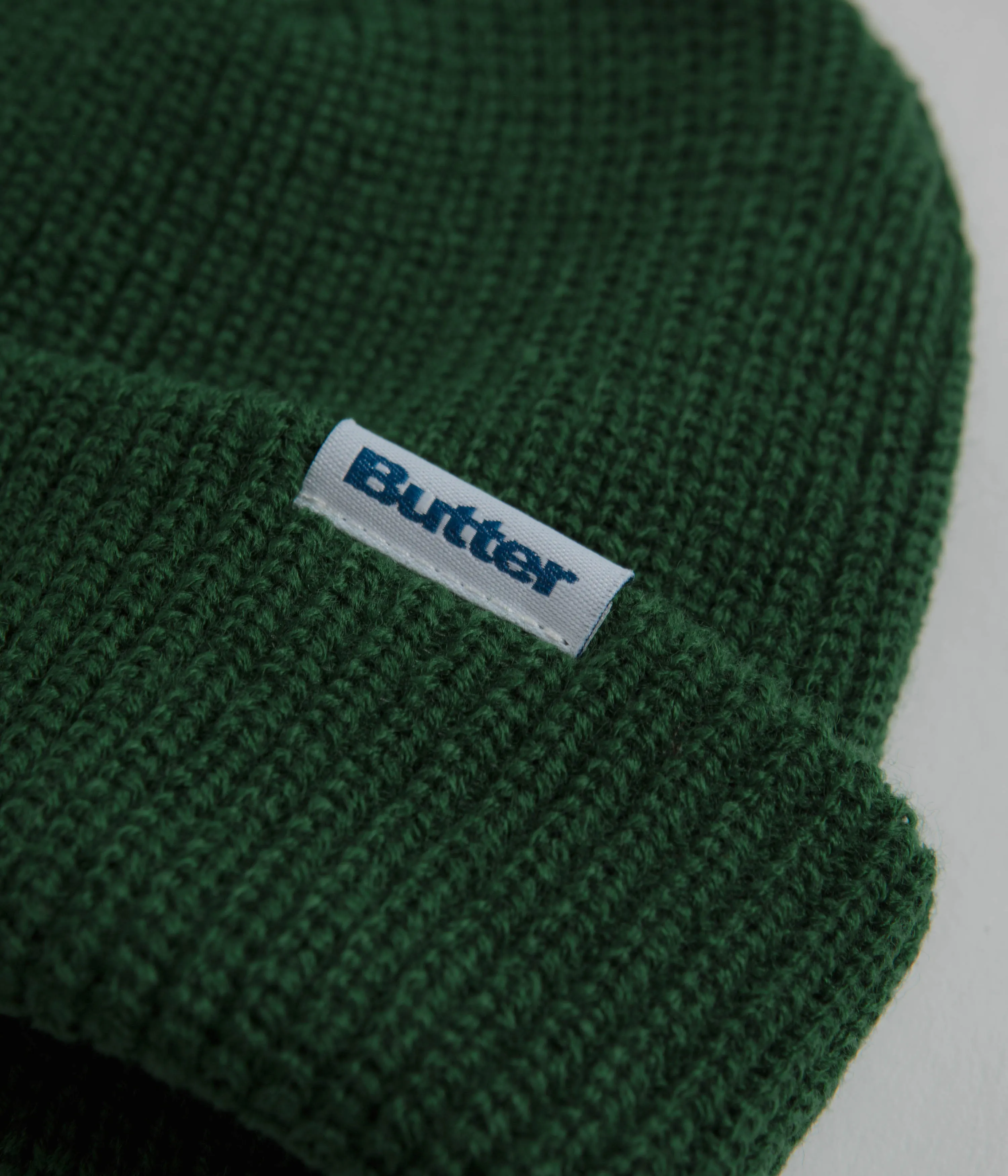 Butter Goods Wharfie Beanie - Forest / White