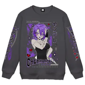 Cherimint "Knives Out" Crewneck - Charcoal