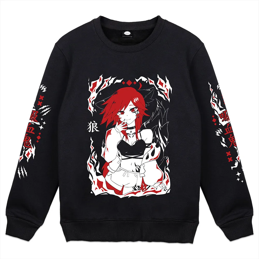 Crydiaaa Claw Mark Crewneck