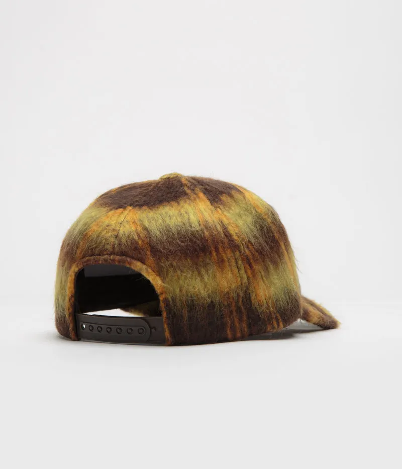 Dime Shaggy Low Pro Cap - Yellow Plaid