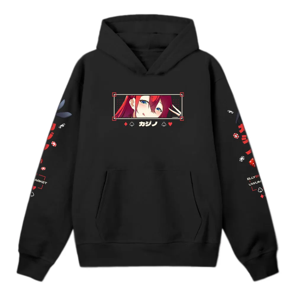Elly Gambling Bunny Hoodie