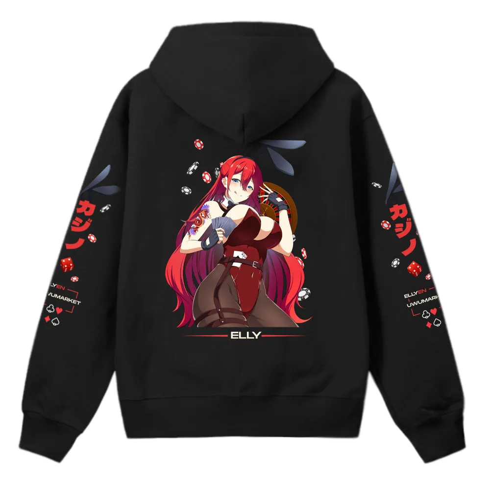 Elly Gambling Bunny Hoodie