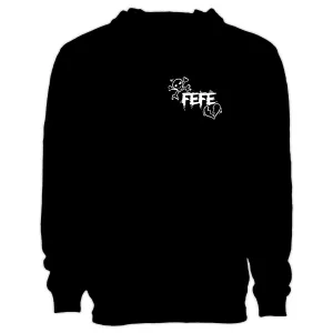 FeFe Skulls & Broken Hearts Hoodie