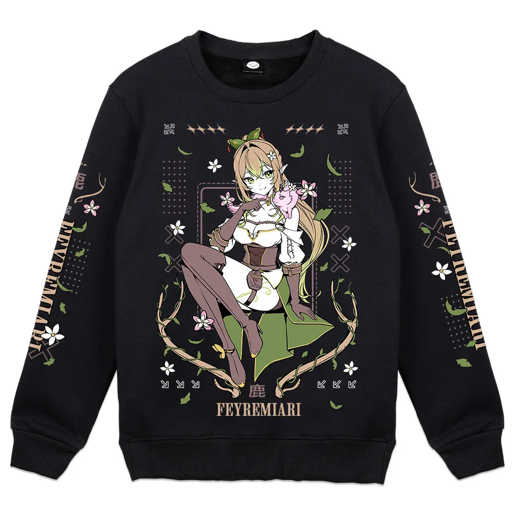 FeyreMiari Deer Guardian Crewneck