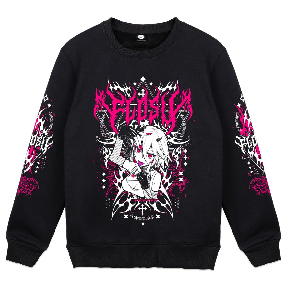 FlosV Hex-Metal Crewneck - Black