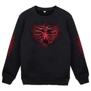 GORE-GIRL Decaying Heart Crewneck