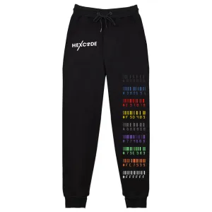 Grayscaling Hexcode Barcode Sweatpants