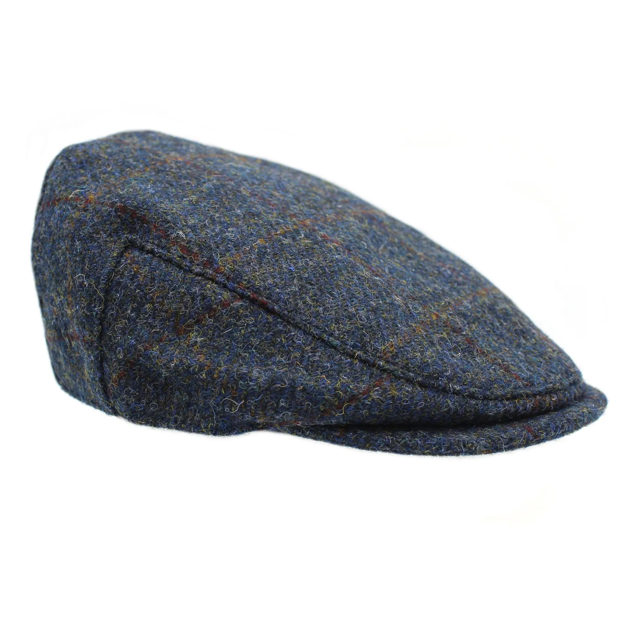 Heather Highland Harris Tweed Flat Cap
