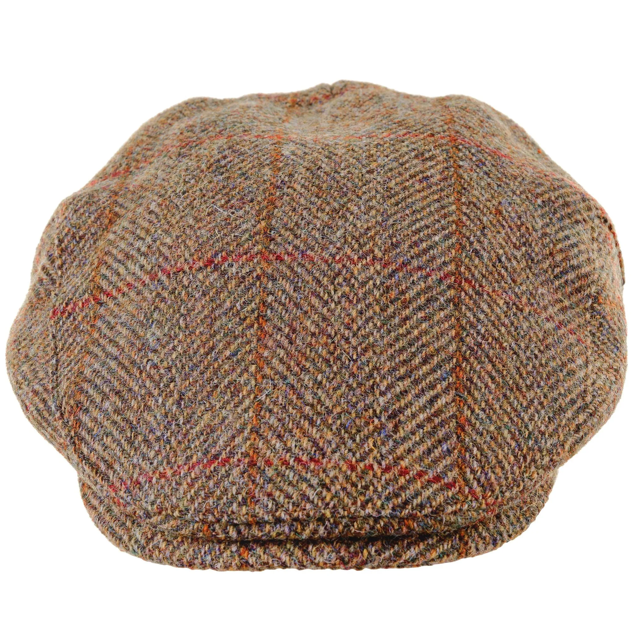 Heather Highland Harris Tweed Flat Cap