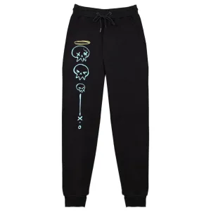 HonekoAo Skull and Bones Sweatpants