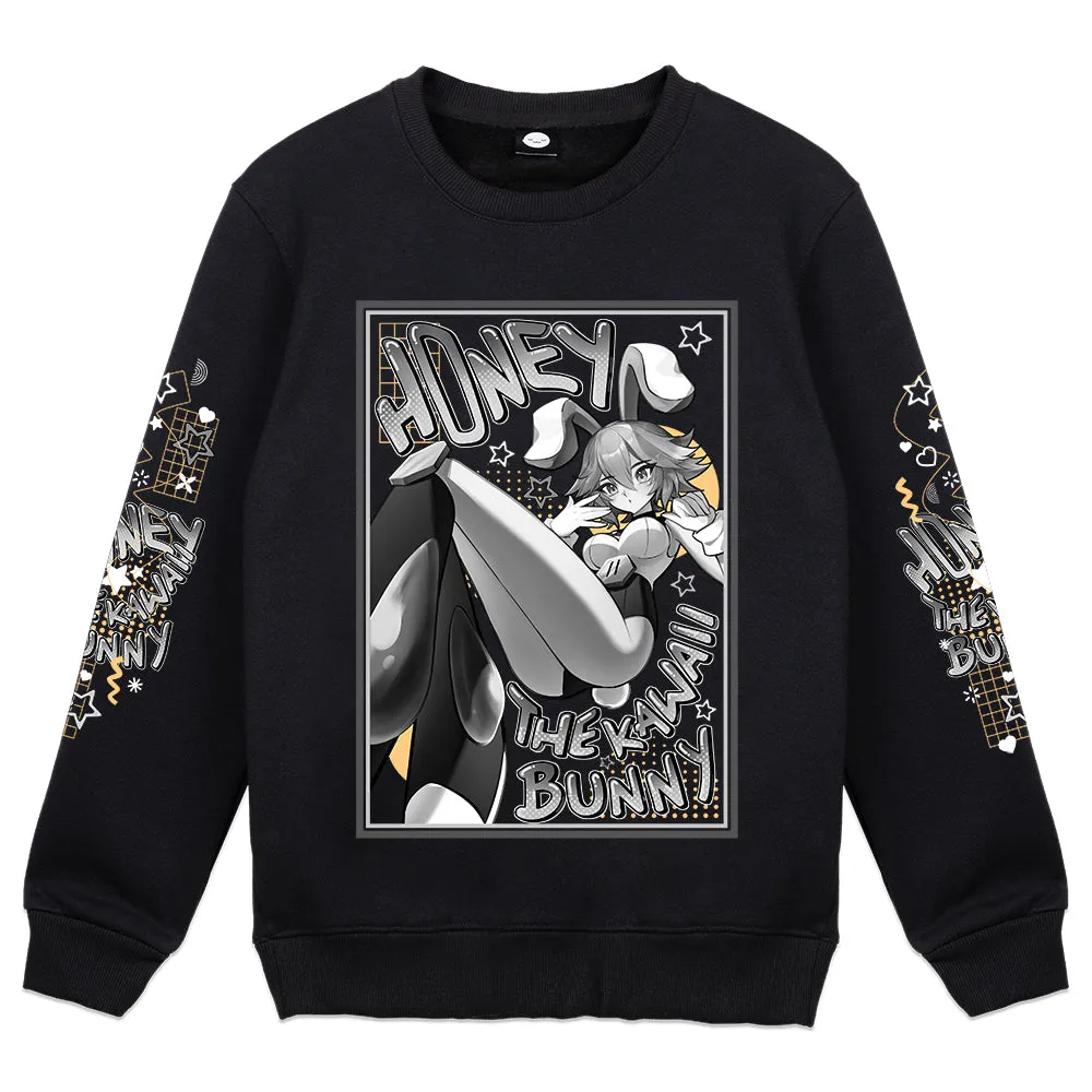 Honeythekawaiibunny Cyber Bunny Charm Crewneck
