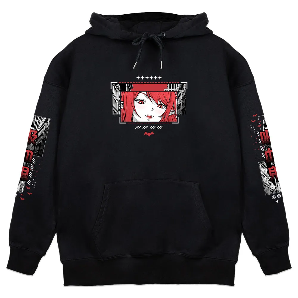 HysteriaV Crimson Skyline Hoodie