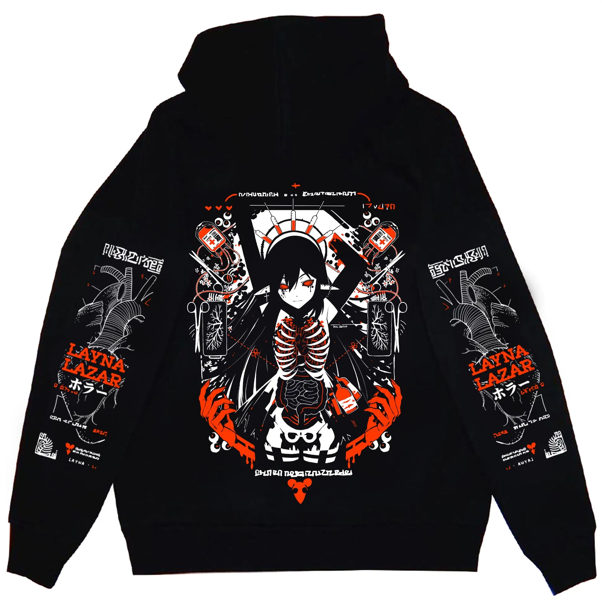 Layna Lazar Horror Streetwear Hoodie