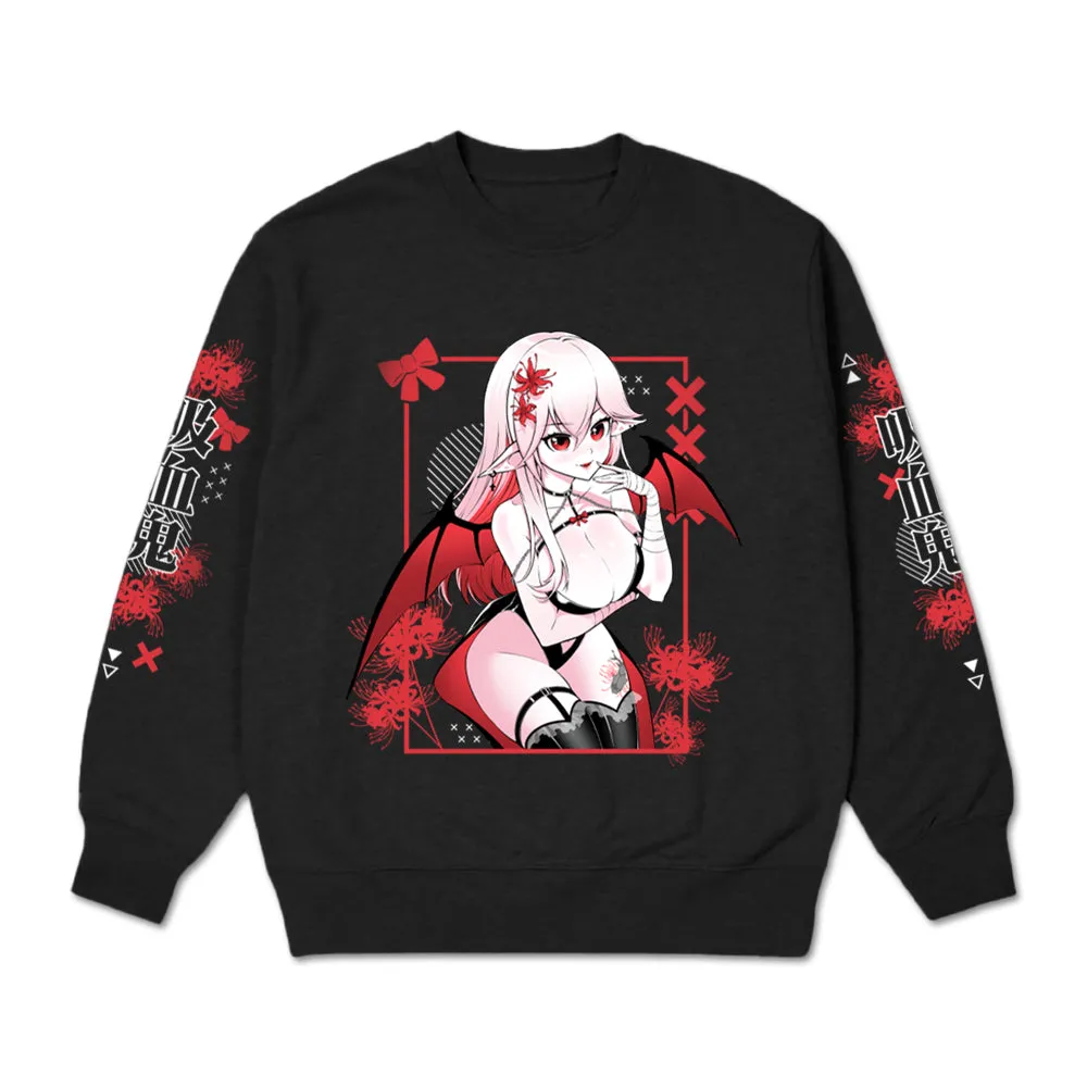 LilithKomorii Spider Lily Crewneck