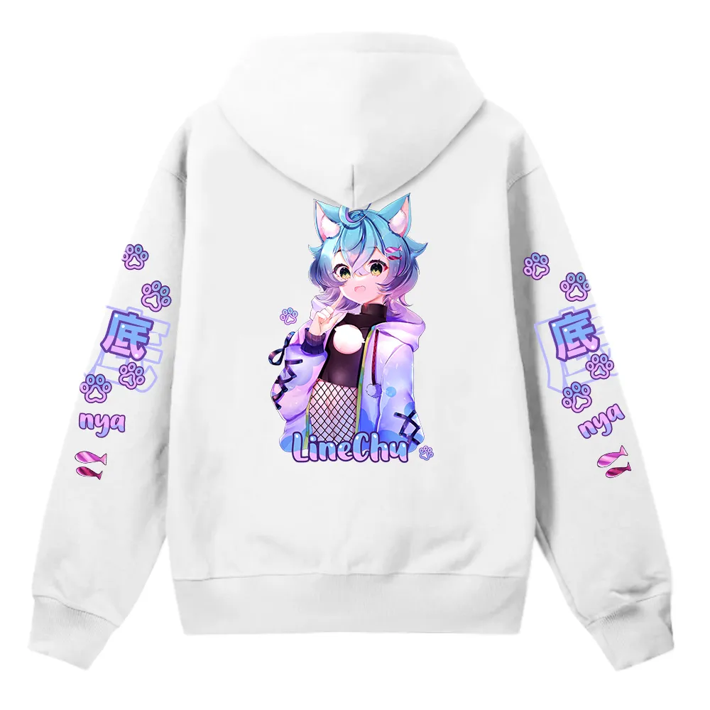 LineChu Anime Hoodie (White)