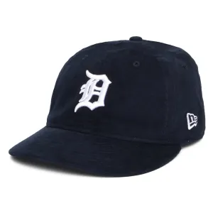New Era 59FIFTY Detroit Tigers Retro Crown Baseball Cap - MLB Moleskin Premium - Navy-White