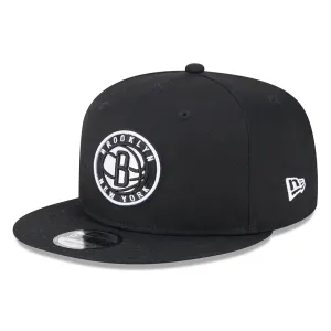 New Era 9FIFTY Brooklyn Nets Snapback Cap - NBA Metallic Arch - Black