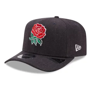 New Era 9FIFTY Rugby Football Union Snapback Cap - Heather Stretch Snap - Navy Blue