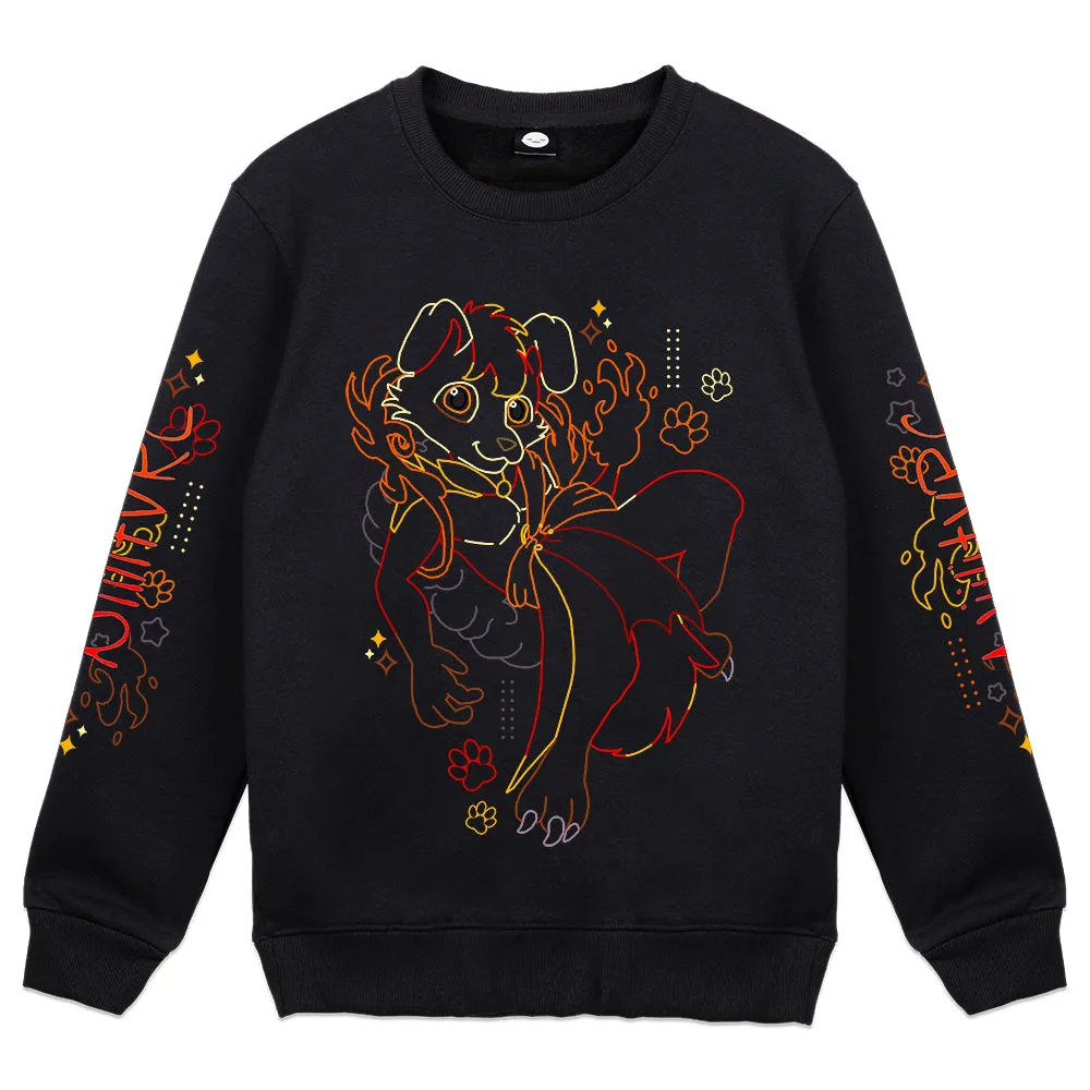 Niilitvrc Inferno Paws Crewneck