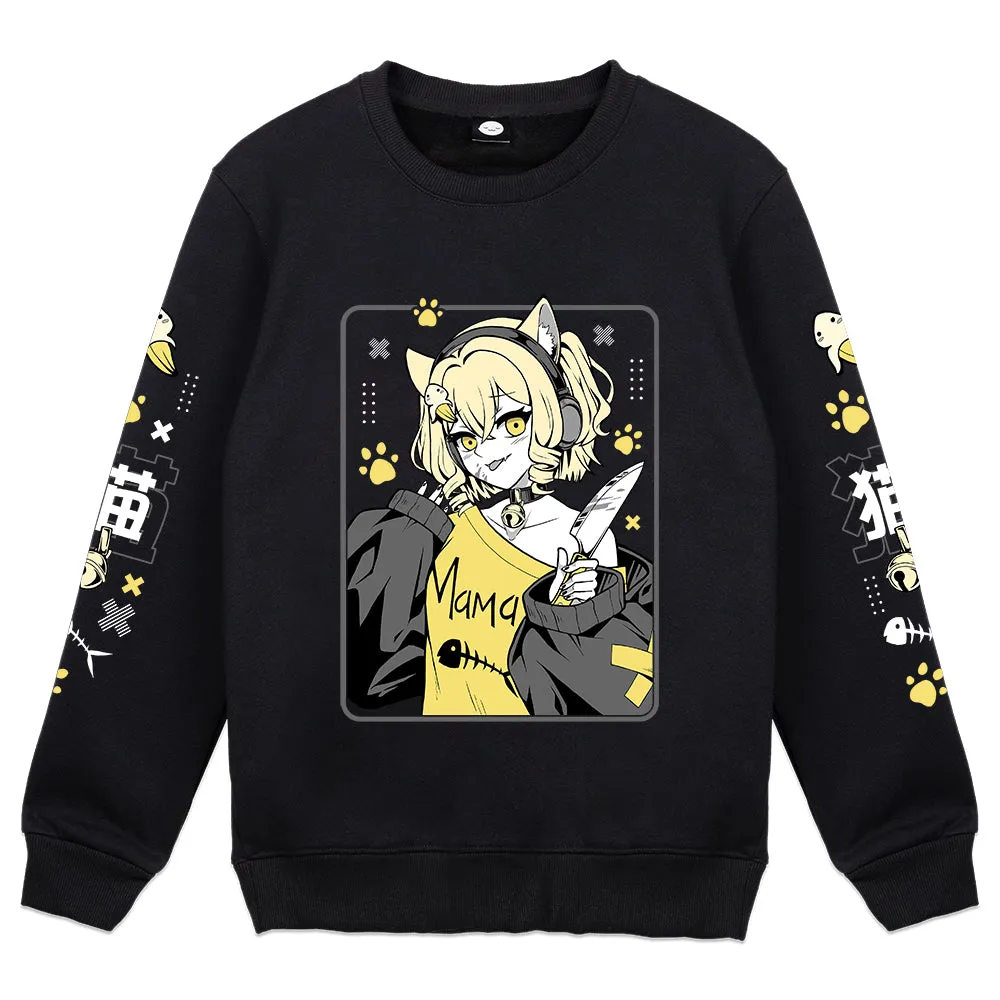 NyanaBanyana Brat Cat Crewneck