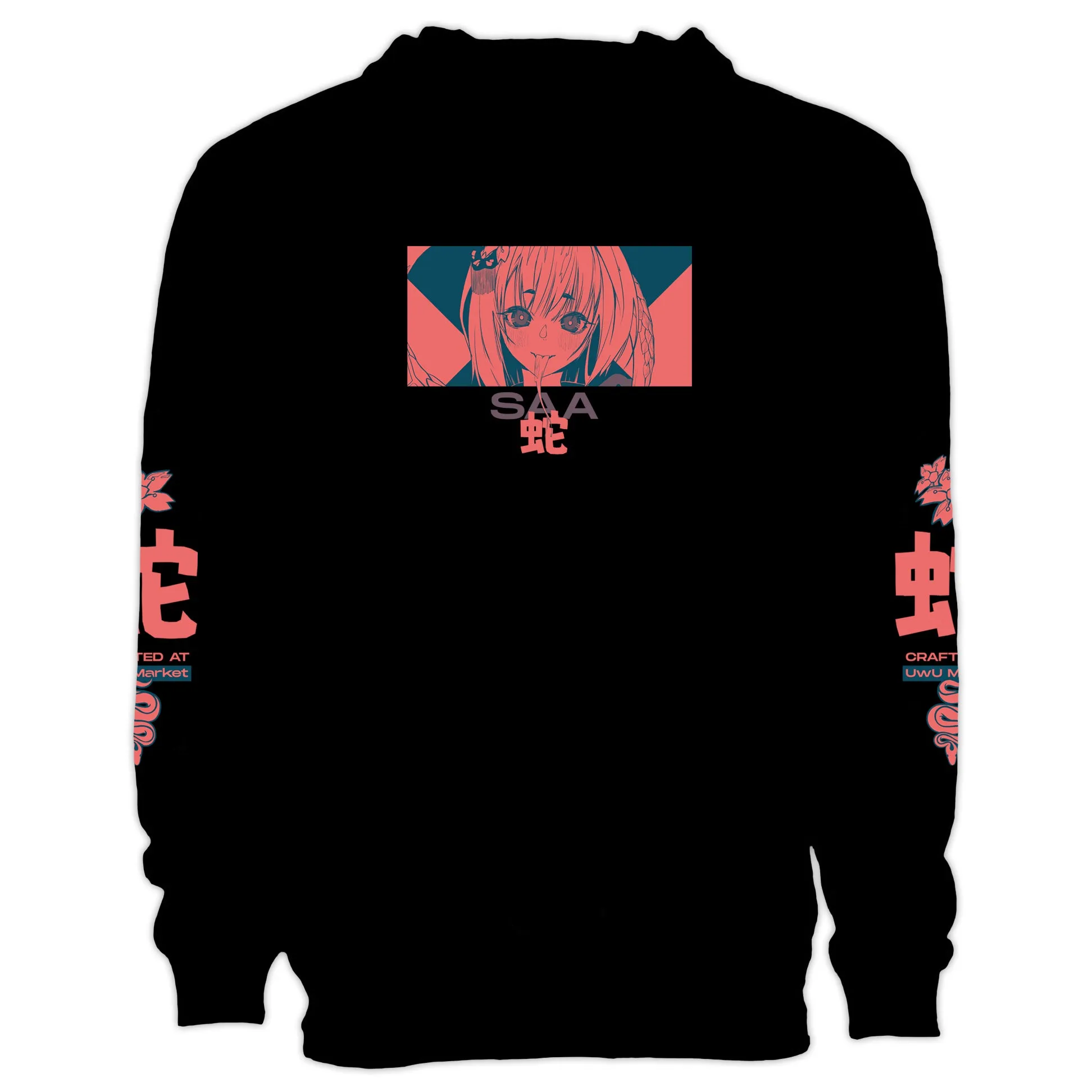 Saa Retro Anime Streetwear Hoodie