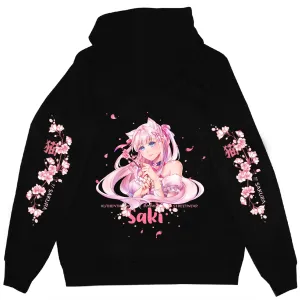 Saki Cherry Blossom Streetwear Hoodie