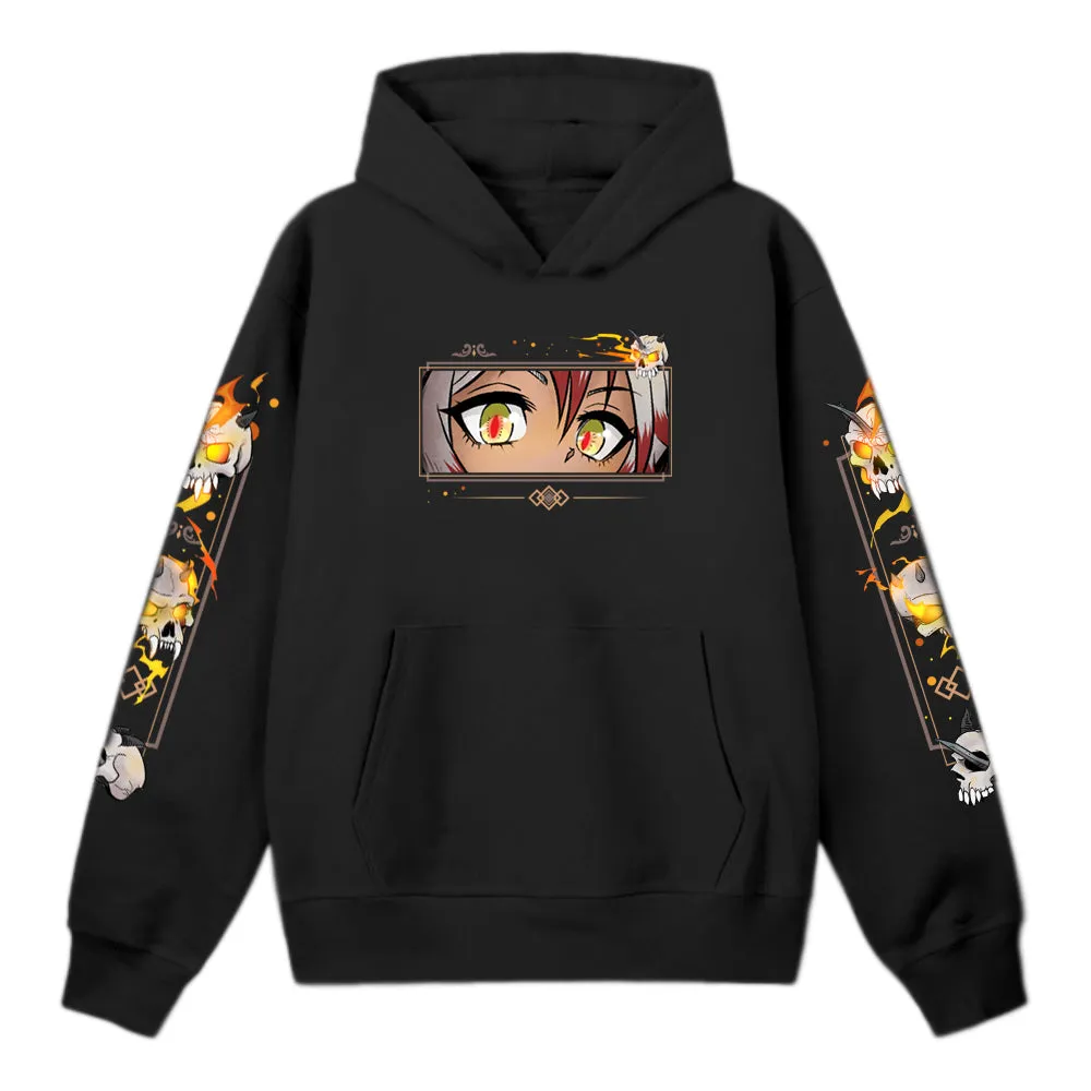 Savi Burning Skulls Hoodie