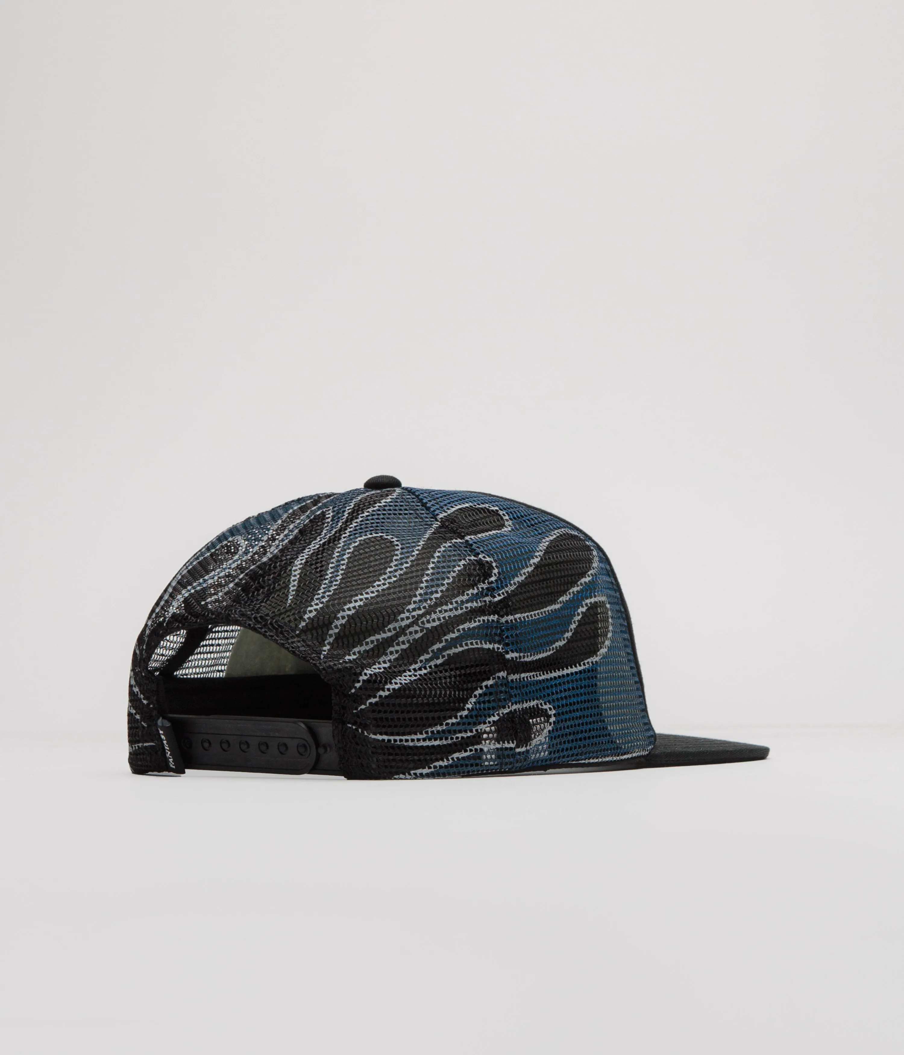 Sci-Fi Fantasy Biker Logo Cap - Black