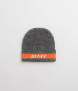 Sci-Fi Fantasy Striped Logo Beanie - Heather