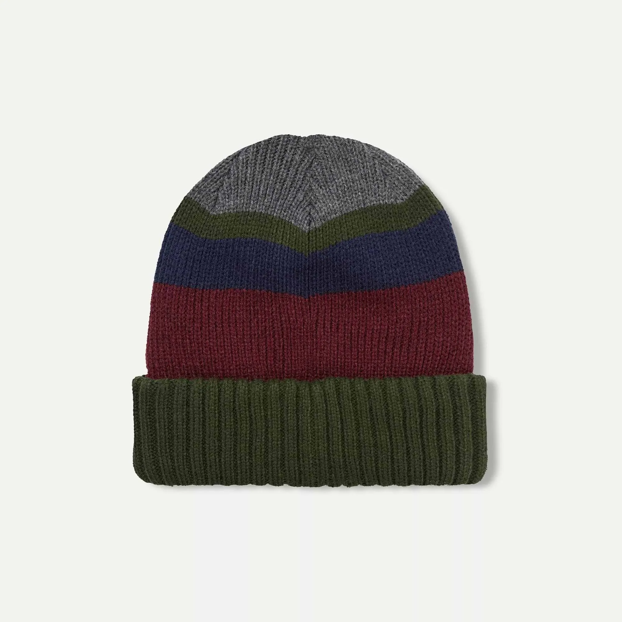 Sealskinz Cromer Waterproof Cold Weather Roll Cuff Striped Beanie