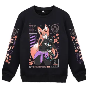 Tonyopon Fox Waifu Crewneck