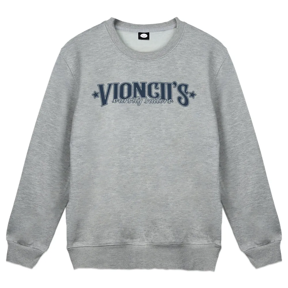 Vioncii Varsity Sailors Crewneck (Heather/Blue)