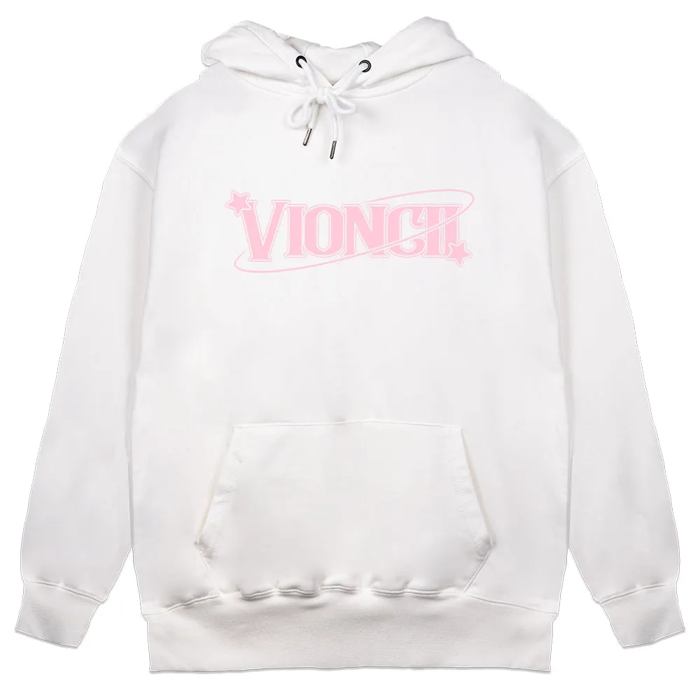 Vioncii Varsity Sailors Hoodie (White/Pink)