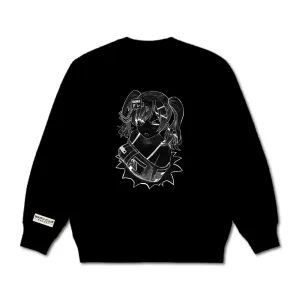 Waifu Club Chalkboard Crewneck - Black